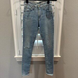 ! NWT Ag Adriano Goldschmied Farrah Skinny Ankle High Rise Jeans Sz 24 !